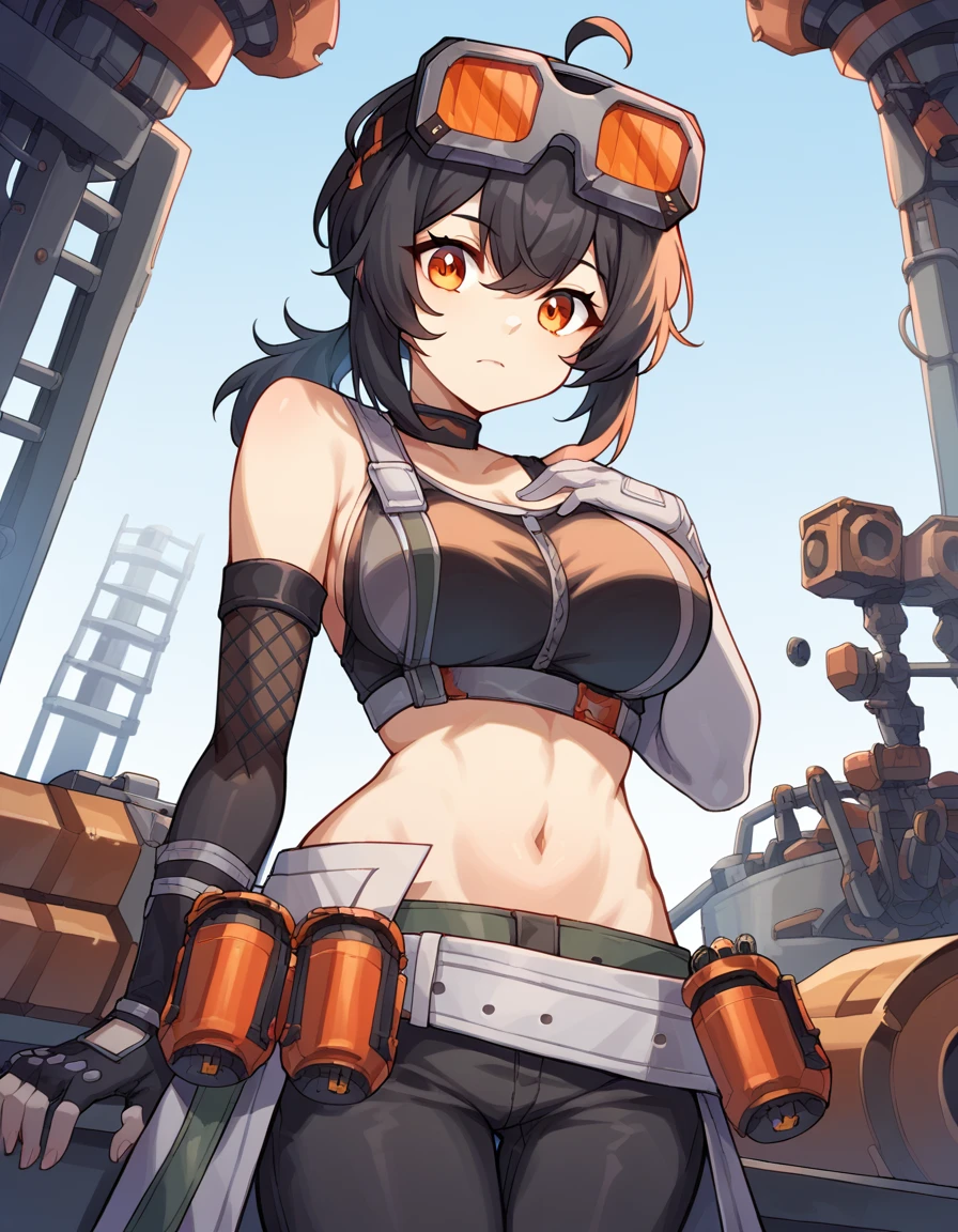 anime girl in a bikini, anime style 4 k, (anime girl), badass anime 8 k, best anime 4k konachan wallpaper, anime style character, top rated on pixiv, seductive anime girl, anime style. 8k, anime girl, an anime girl, anime artstyle, red hair, visible red hair (Best quality, 4k, Masterpiece :1.3), beautiful woman, hyper realistic, 1girl, (droopy breasts, attractive body :1.2), sit-ups :1.1, short red hair: 1.1, (wet rainy, wet by rain, wet body :1.2), ultra-detailed face, detailed lips, detailed eyes, double eyelid, sensual low-necked dress, open neckline, hanging breasts, side pose, visible curves, pool party, poolside, silver transparent mantle,sunglasses, muscular turned leg, revealing clothing, yellow eyes [ 4 k digital art ]!!