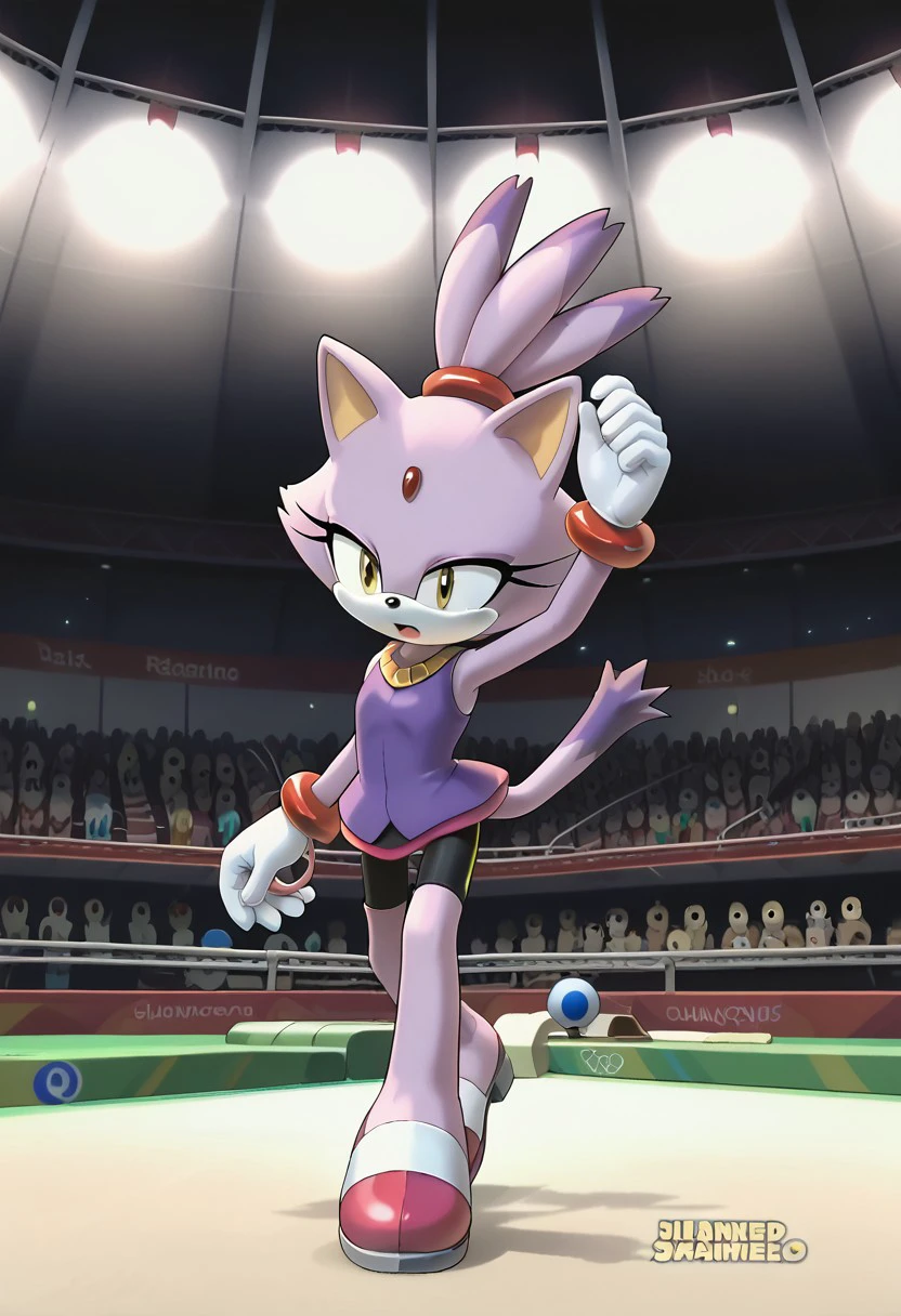 Blaze the cat, sexy wrestling 