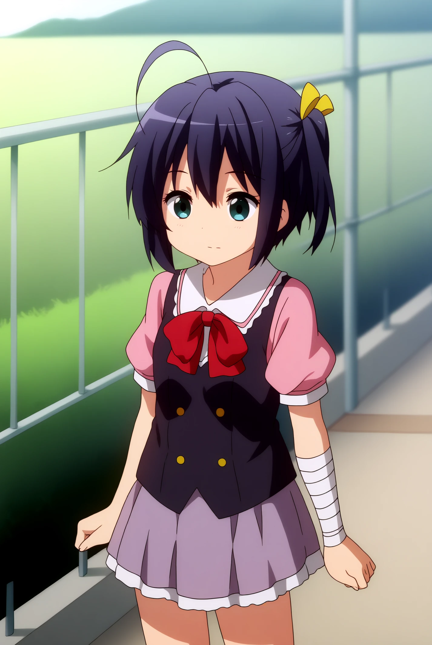 Rikka_Takanashi, solo <lora:chuunibyou_demo_koi_ga_shitai-Rikka_Takanashi-PDXL:0.8>