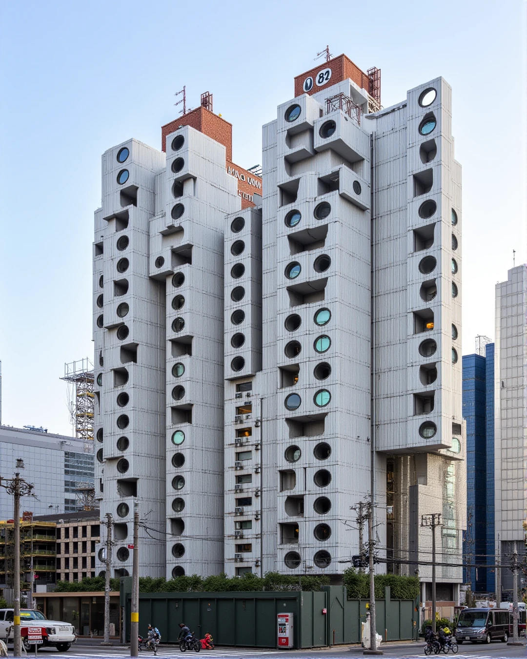 a photo of the Nakagin Capsule Tower <lora:ts_f1d_nakagincapsuletower_v4_2000:1>