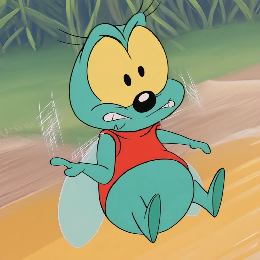 sand, on back, teeth, wings, bottomless, clenched teeth, Fly insect, bug, outdoors