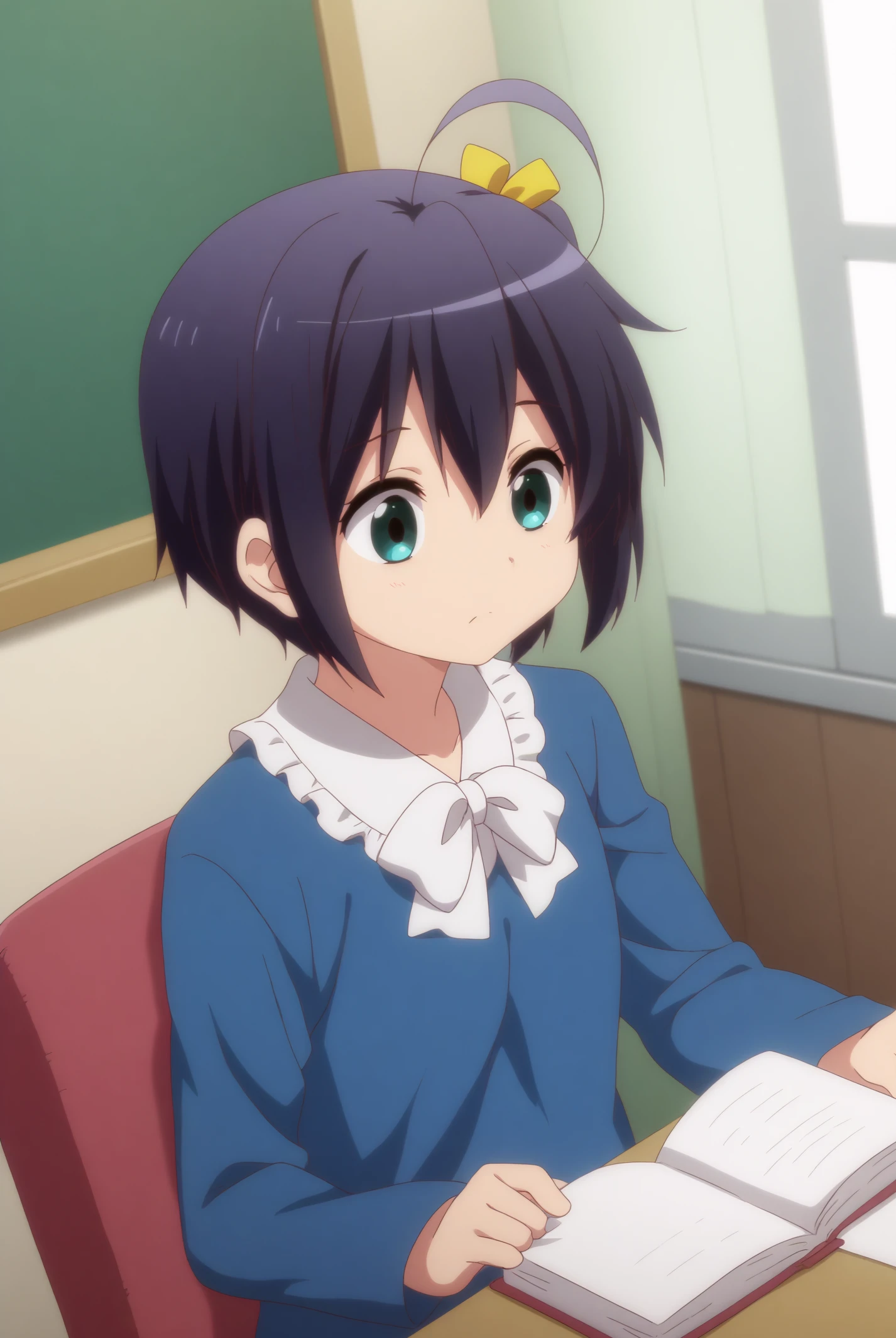 Rikka_Takanashi, solo <lora:chuunibyou_demo_koi_ga_shitai-Rikka_Takanashi-PDXL:0.8>