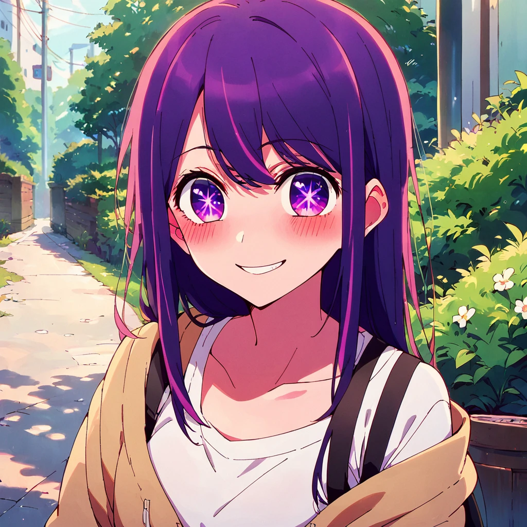 score_9, score_8_up, score_7_up, score_6_up,hoshinoai,purple_eyes, smile,blush