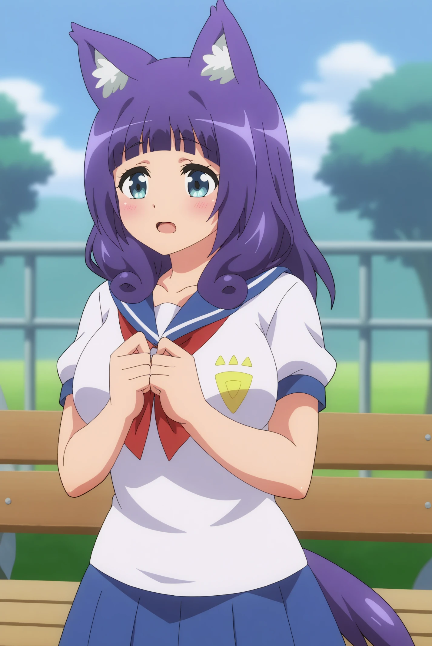 Nsfw,(((1girl,1boy,fellatio)full body,Beautiful legs,classroom ,white lace panties ,beautiful thighs alone ,beautiful thighs,looking at the viewer, anime coloring, mizore yoroizuka, Kitauji High School , serafuku, blue sailor collar, Blue neckerchief, looking at the viewer, parted lips , blurry,(figure:0.8), (detailed and beautiful eyes:1.6), highly detailed face, perfect lighting, Highly detailed CG, (perfect hands, perfect anatomy),masterpiece,High resolution,anime key visual,detailed and beautiful eyes,highest  quality,unity 8k wallpaper,super dense skin,white skin,best quality, Wallpaper,8k,Kyoto animation,Ultra detailed eyes,growing eyes,detailed face,high detailed hair,highest quality,