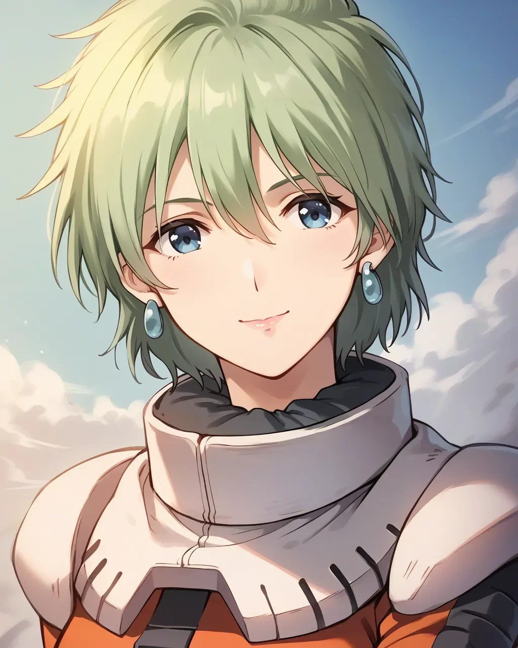 score_9,score_8_up,score_7_up,best quality, 4k, rating_safe, very aesthetic, source_anime,1girl,
<lora:Aina_Sahalin:0.8>,Aina Sahalin,blue eyes,green hair,earrings,short hair,pilot suit,gloves,
dynamic angle,smile,upper body,,