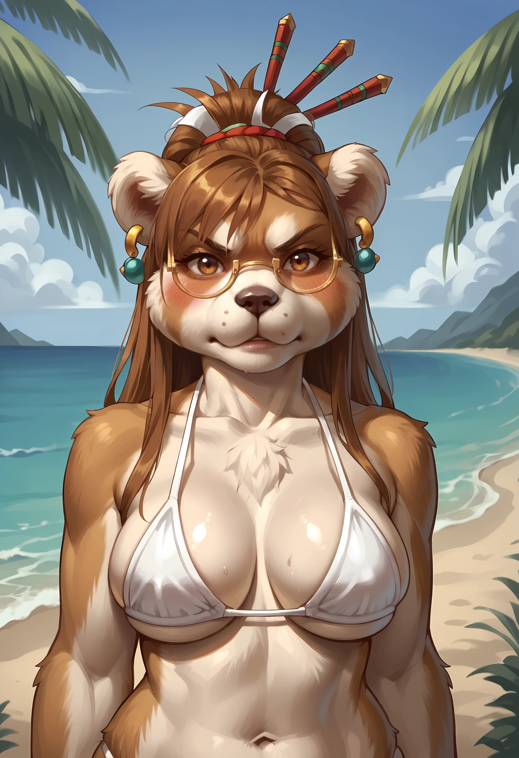 Pandaren Headmistress (OC) - World of Warcraft [SDXL Pony]