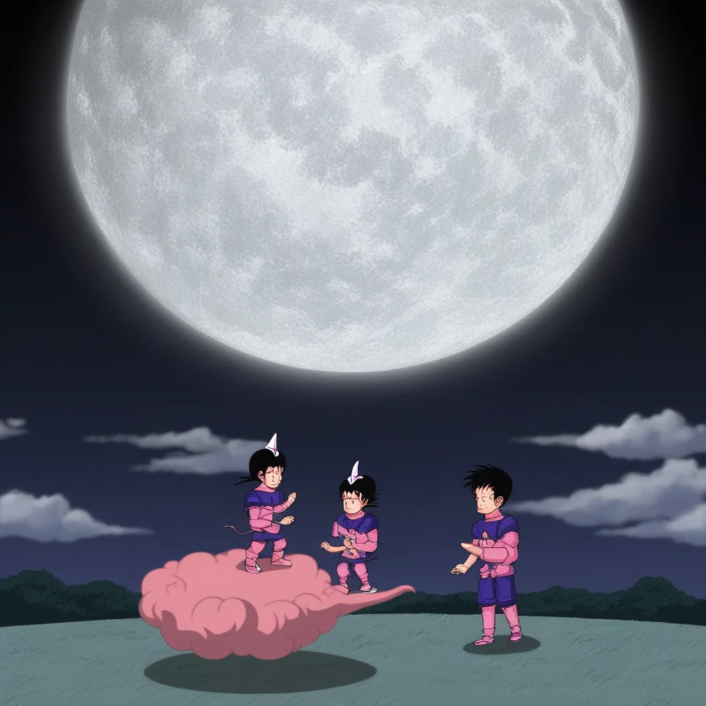 moon, outdoors, pink cloud, nimbus, ride