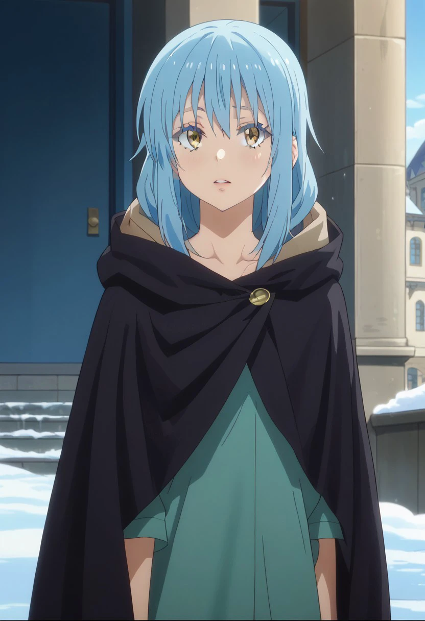 score_9, score_8_up, score_7_up, source_anime, rating_safe, rimuru tempest, 1androgynous, anime screencap, cloak,