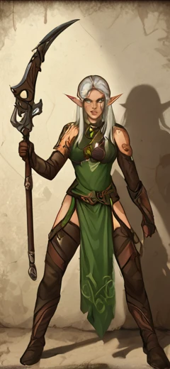 full body, 2d, unitcardart, <lora:Unit_Card_Art:1>
solo, weapon, elf, faceless, shadow, shaded,