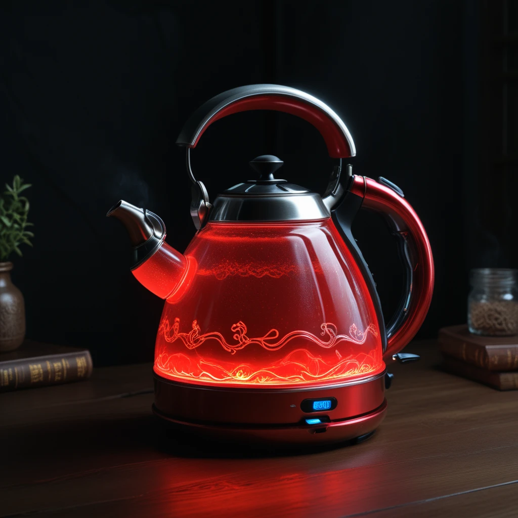 glowing kettle(red)