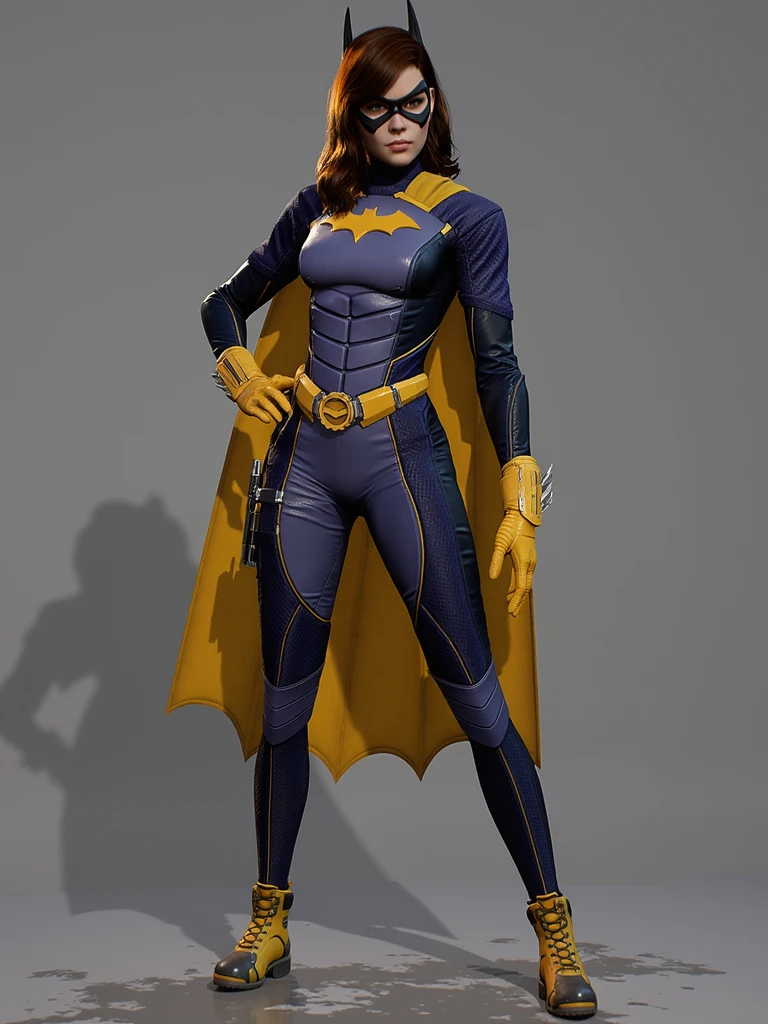 Batgirl, full body, hero pose,  <lora:batgirl_gotham_knights_v2:1>