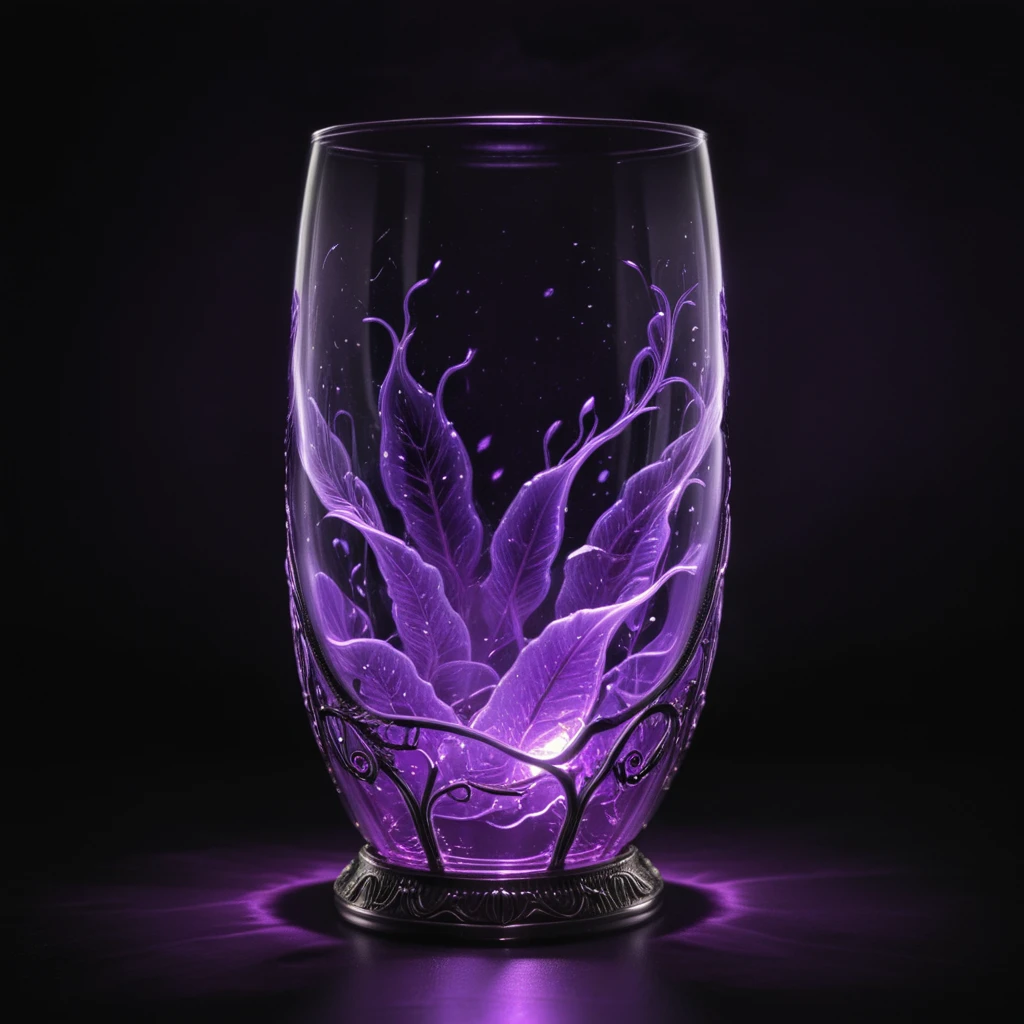 glowing glass(purple)