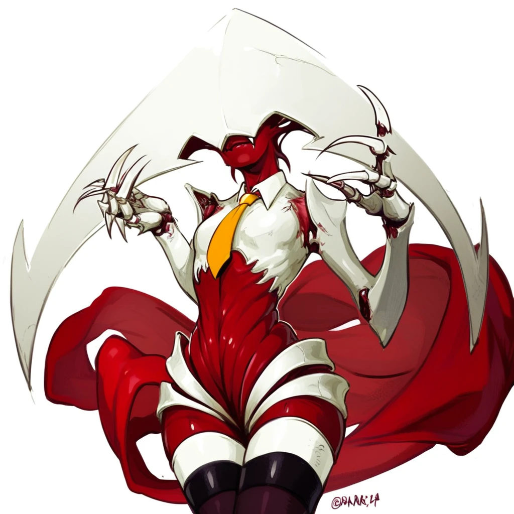 One dressed in red and white,Poster of a woman in a cloak, Wanda, xianxia hero, full-body xianxia, 3 dmax, Official artwork, fox nobushi, promo art, flying scarlet phoenix, SFW version, shin megami, 《Persona 5》Ann High Roll, glamorous angewoman digimon, Xianxia
