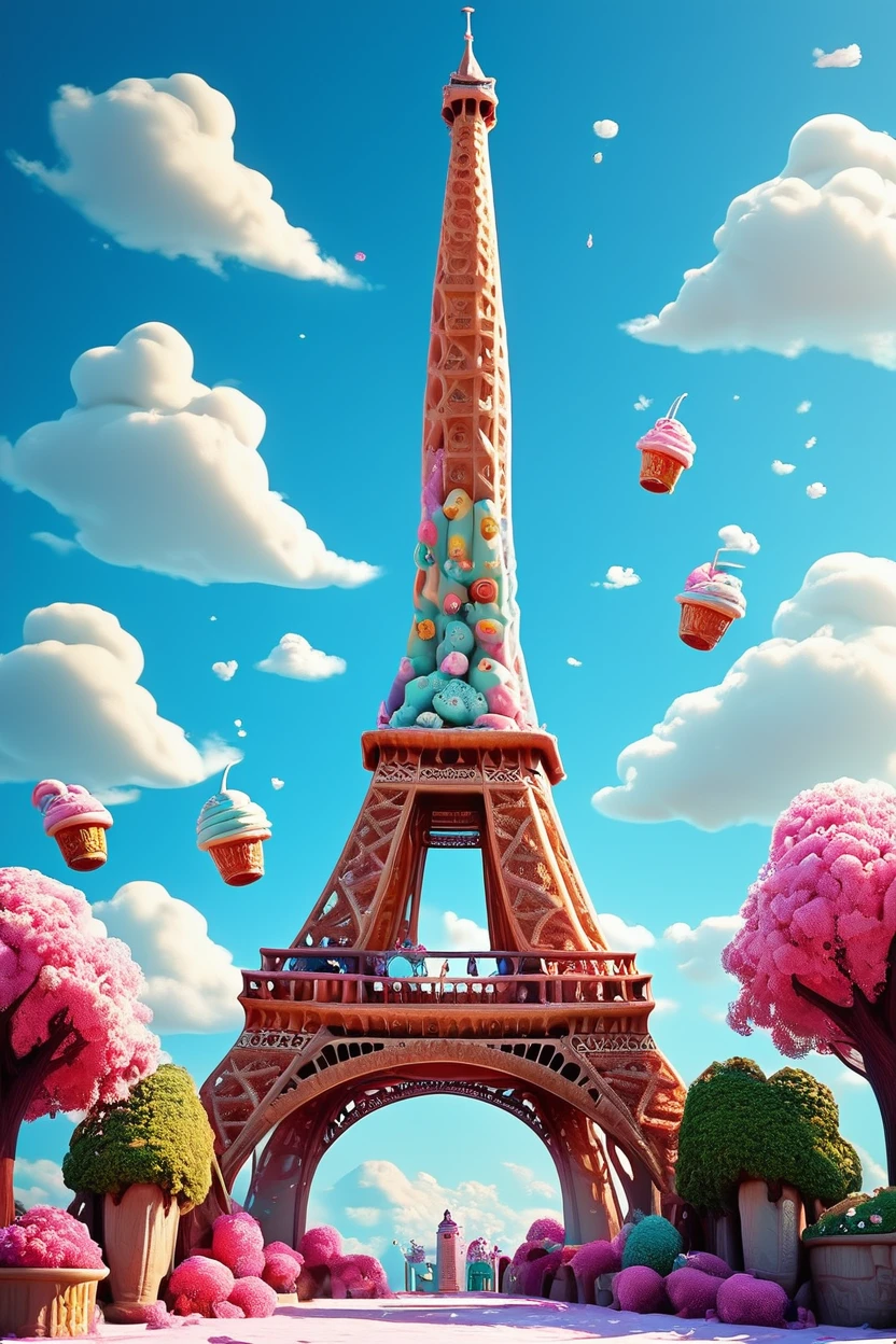 score_9, score_8_up, score_8,   zzIceCream, sky, cloud, tree, day, 1girl, zzeiffeltower in background,  <lora:EiffelTowerPDXL:0.7>,   <lora:IceCreamWorld_PDXL:1.0>,  ,,, embedding:zPDXL,  <lora:SDXLFaeTastic2400:0.5>,  <lora:Expressive_H-000001:0.4>,