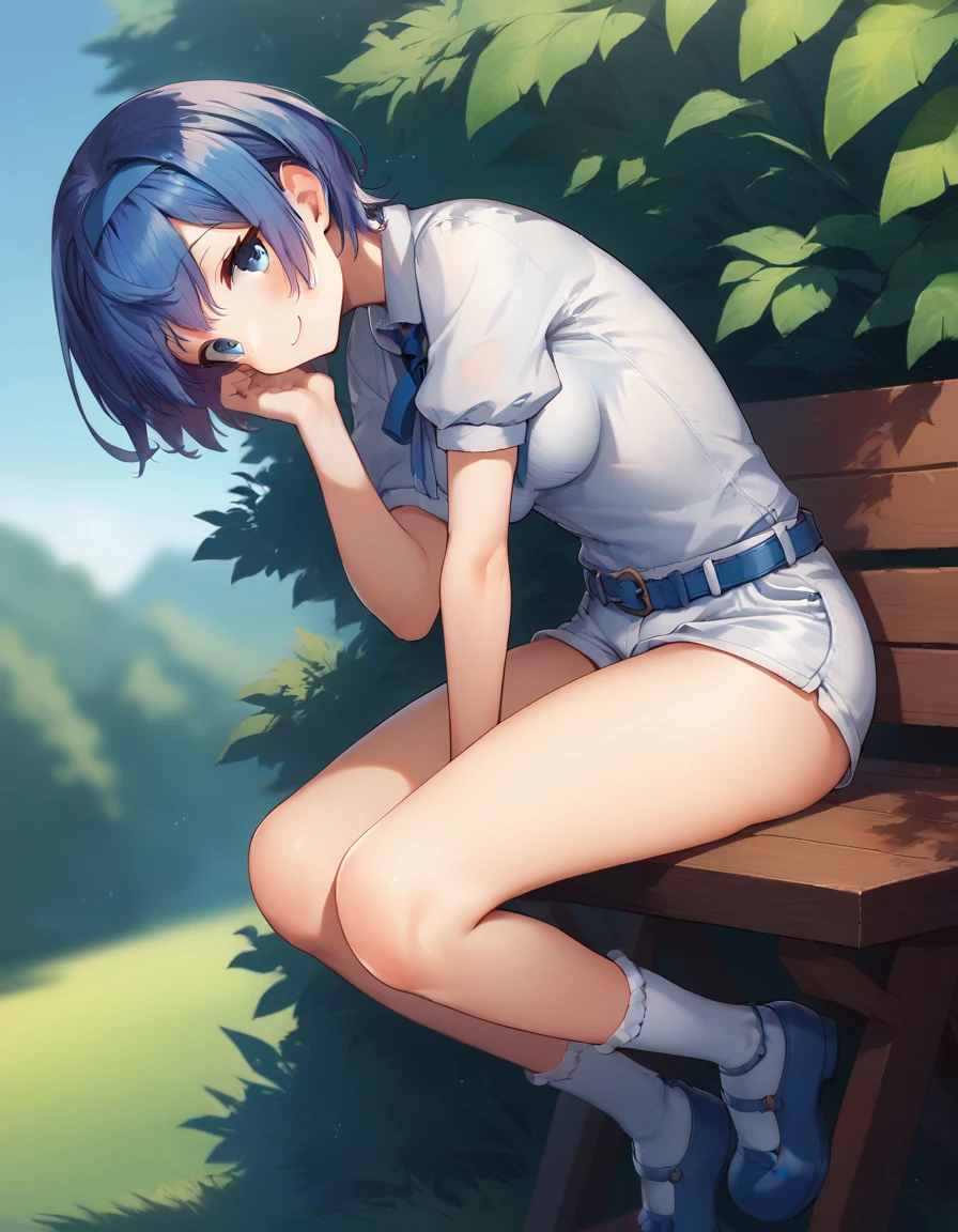 ((anime:1.35)),,((best quality)), ((highly detailed)),(((sketch:))) extremely detailed face, beautiful face,((1girl)),((solo)),shiny skin,((cowboy shot)),looking at viewer ,hikawa hina,(aqua hair) , side braids, twin braids, hair bow,, nipples,large areolae,nsfw,((serafuku:1.55))(red ribbon:1.15),((short sleeves:1.15)),((pleated skirt,mini skirt:1.15)) ((skirt lift:1.35)),,((pussy:1.35)),outdoors,,,((park,bench:1.35)),((sitting:1.35)),((sit on bench:1.35)),((nose blush:1.25)),(happy,smile:1.15),knee socks,(black socks:1.15),BREAK (dark brown loafers:1.15),,((spread legs:1.25)),from below