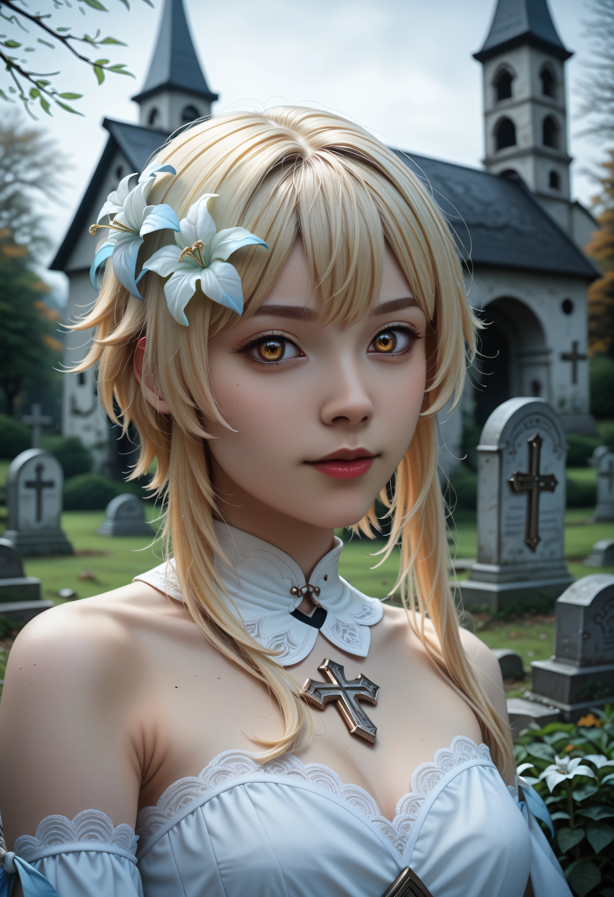 score_9, score_8_up, score_7_up, 1girl, lumine_\(genshin_impact\), genshin_impact, blonde_hair, yellow_eyes, portrait, bent back, outdoors, alien planet, embedding:gy4rd, photorealistic<lora:test\gy4rd.safetensors:1.0>