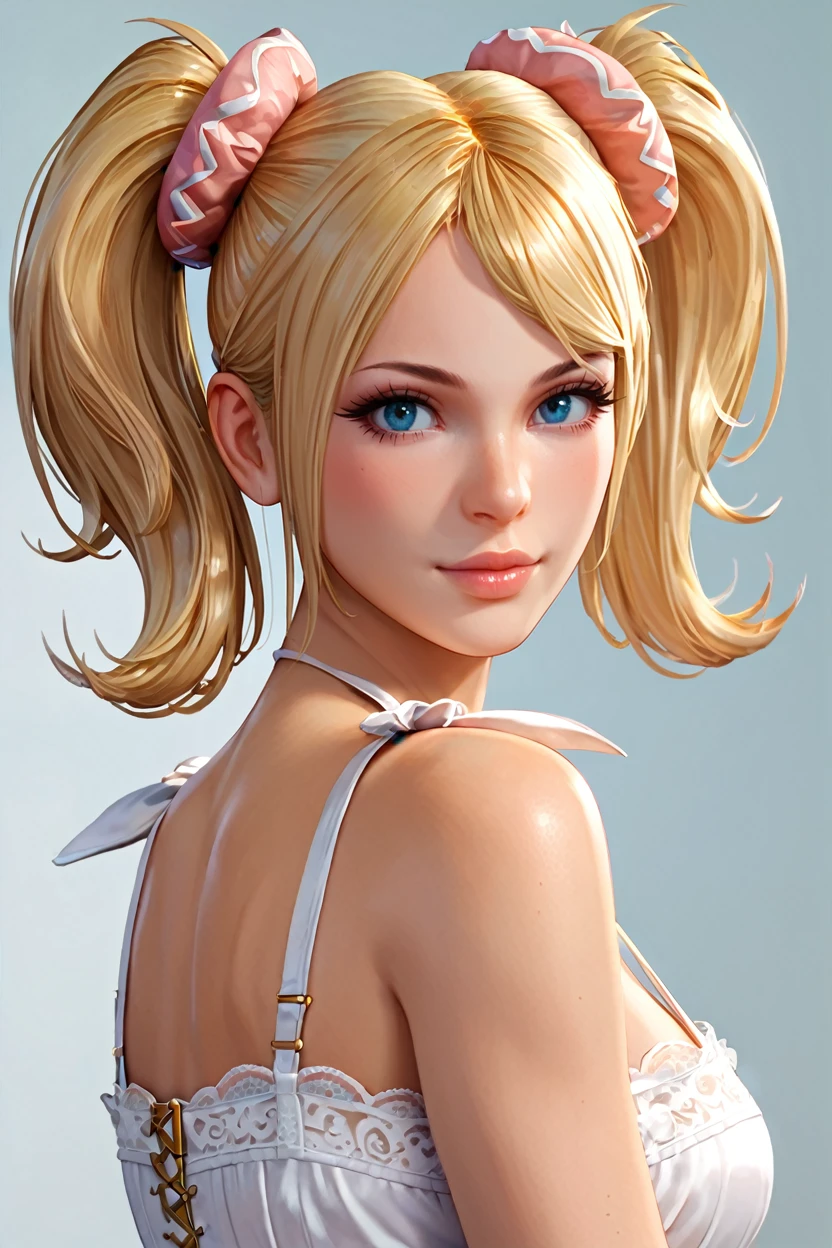 score_9, score_8_up, score_7_up, score_6_up
<lora:LCJuliet:0.8>
LCJuliet, 1girl, blonde hair, twin tails, blue eyes, looking at viewer, golden hour, high contrast shadows, bedroom background