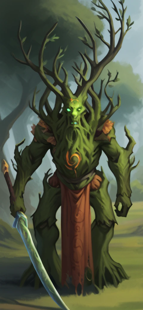 score_9, score_8_up, score_7_up, 2d, UnitCardArt, <lora:Unit_Card_Art_V1:0.75>,
Edri-Henwr, no humans, tree, holding sword, glowing eyes,
<lora:Edri-Henwr:1.2>
