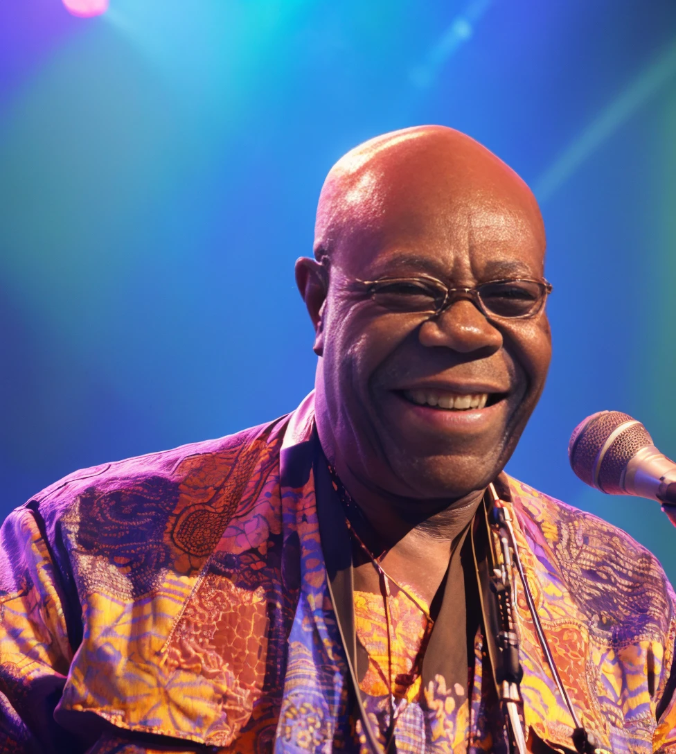 <lora:ManuDibango:1>A photo of Manu Dibango, proud, enjoying, beautiful, playful, 4k, highest quality, masterpiece