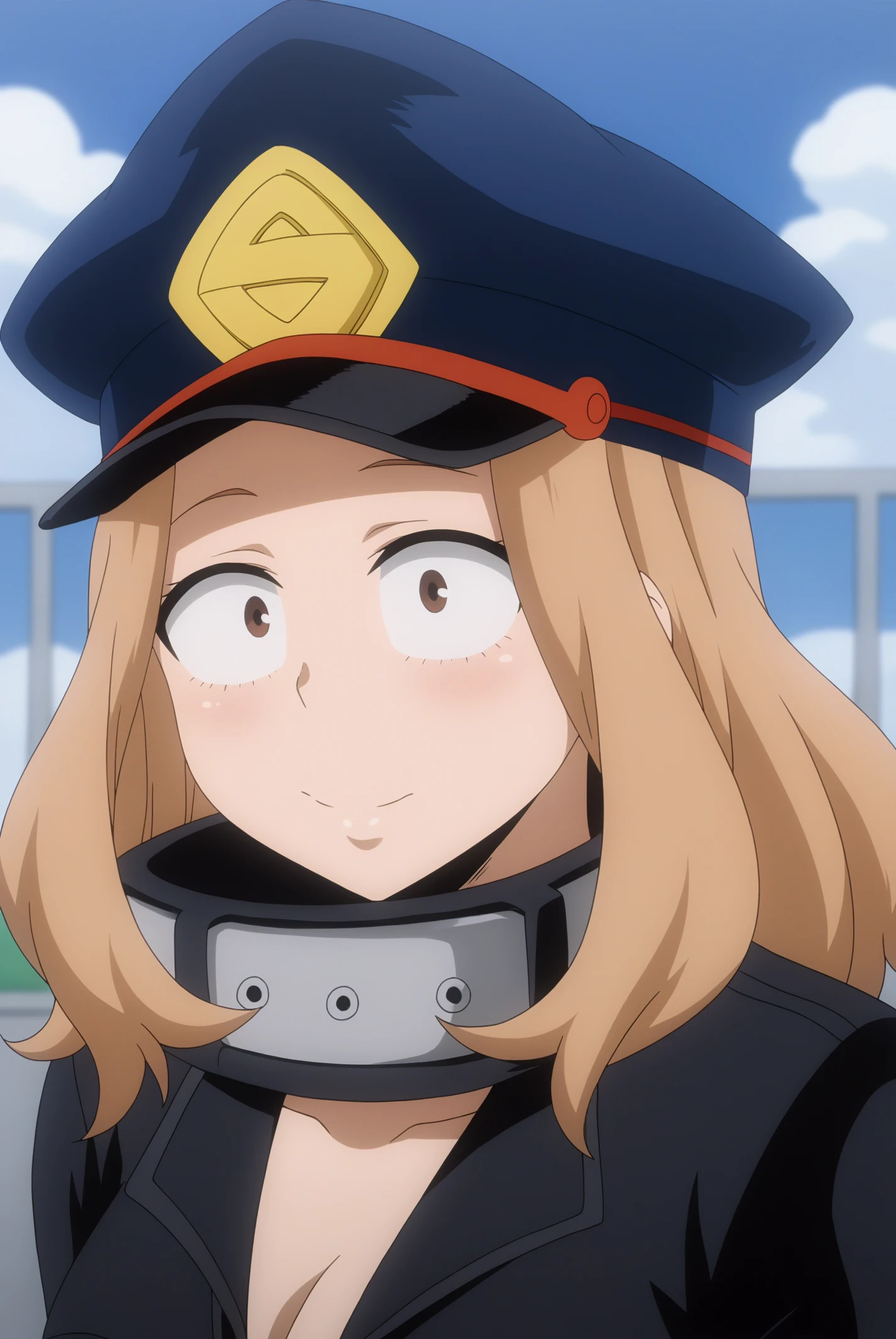 Utsushimi_Camie, solo, Idol Costume <lora:My_Hero_Academia-Utsushimi_Camie-PDXL:0.8>