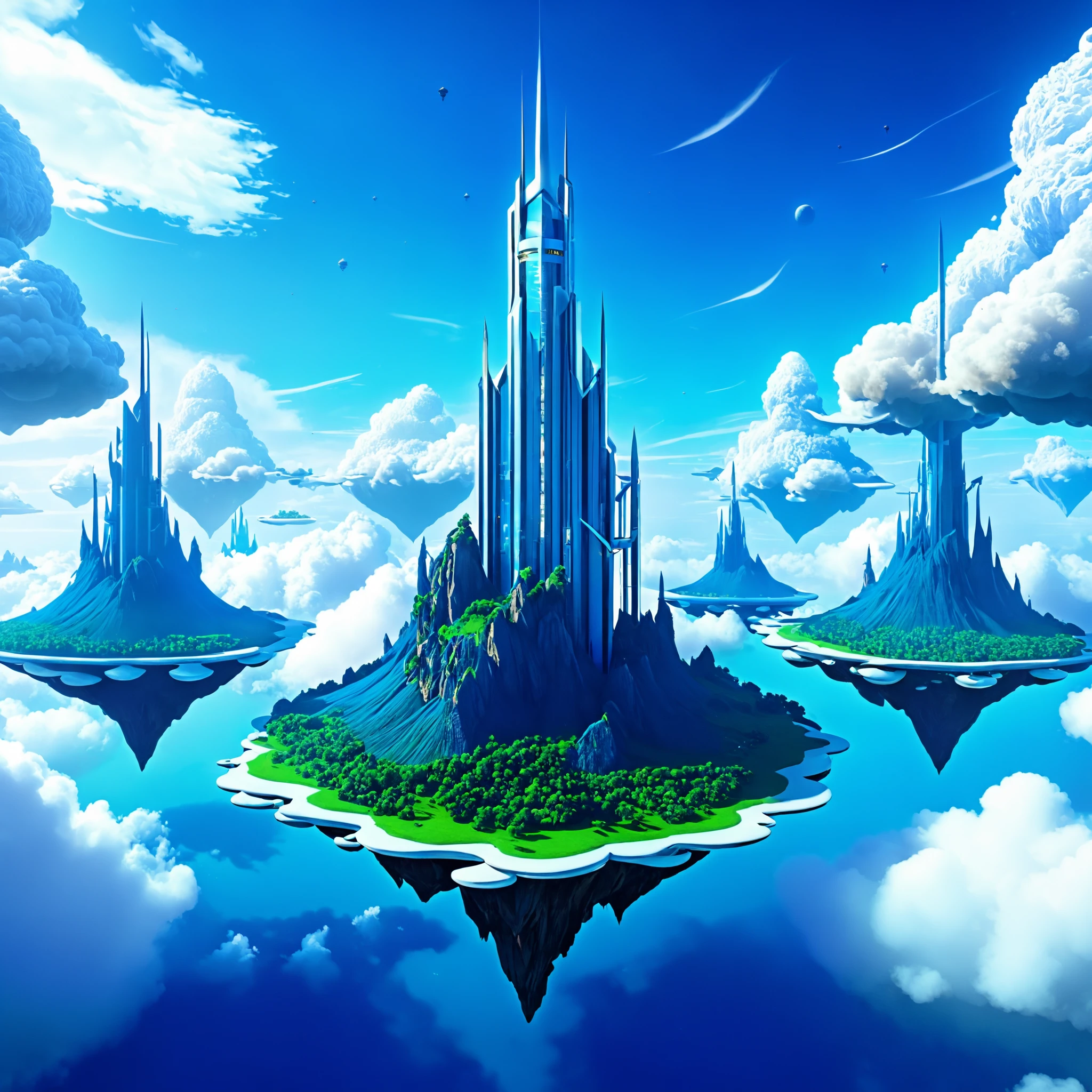 clouds, floating islands, towers, <lora:epaer:0.5>, elementalplaneair, best quality, masterpiece, 4k, uncensored, prefect lighting, rating_explicit, very aesthetic, detailed, <lora:add_details_xl:0.6>, very detailed, <lora:SDXLHighDetail_v5:0.6>