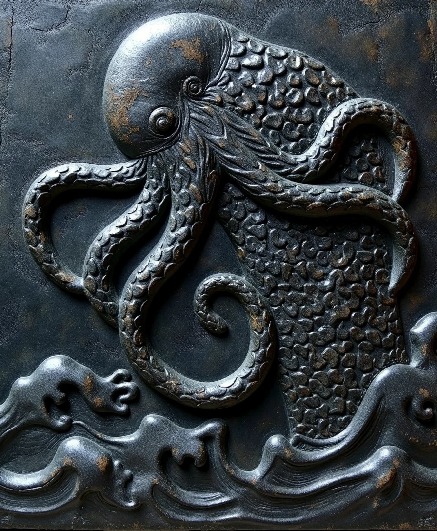 Ancient Bas Relief Sculpture (FLUX) v1.0