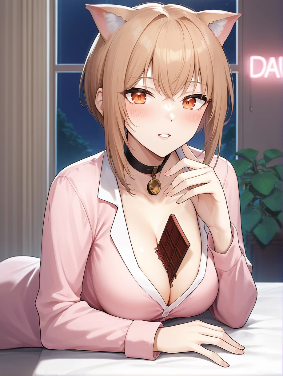 Chocolate Bar Between Breasts [Concept] [Pony] v0.1