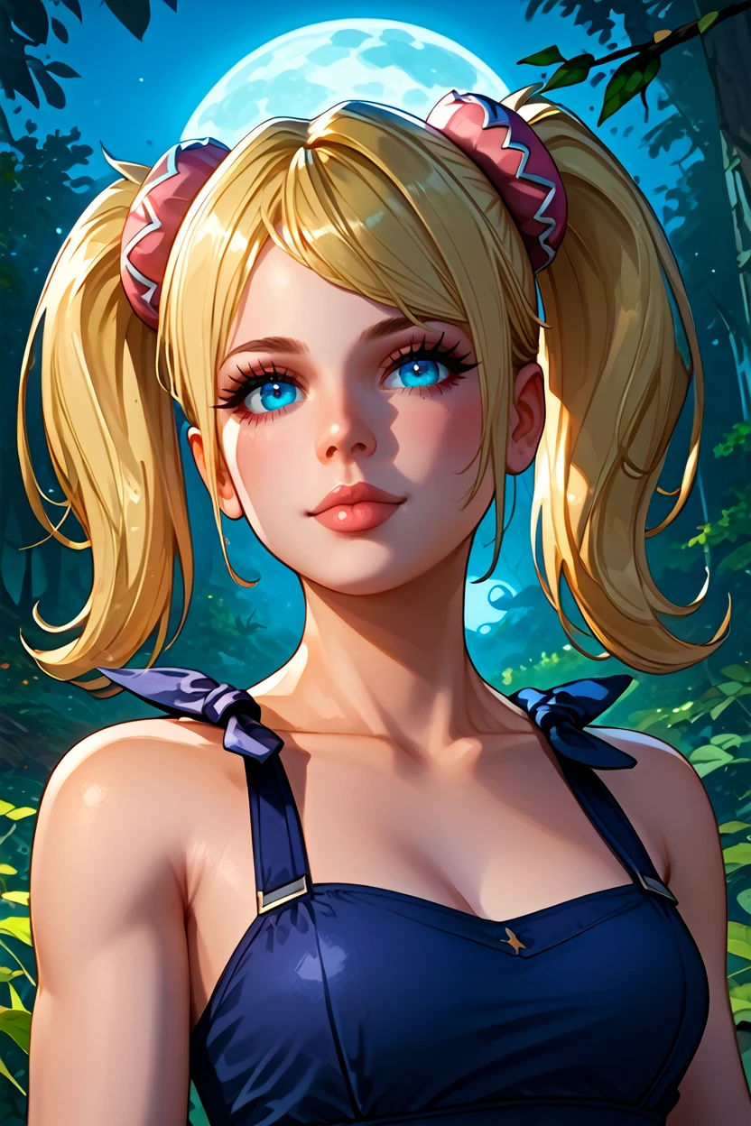 score_9, score_8_up, score_7_up, score_6_up
<lora:LCJuliet:0.8>
LCJuliet, 1girl, blonde hair, twin tails, blue eyes, looking at viewer, a decaying abandoned mansion in a lush overgrown forest, full moon glowing red in a dark night sky