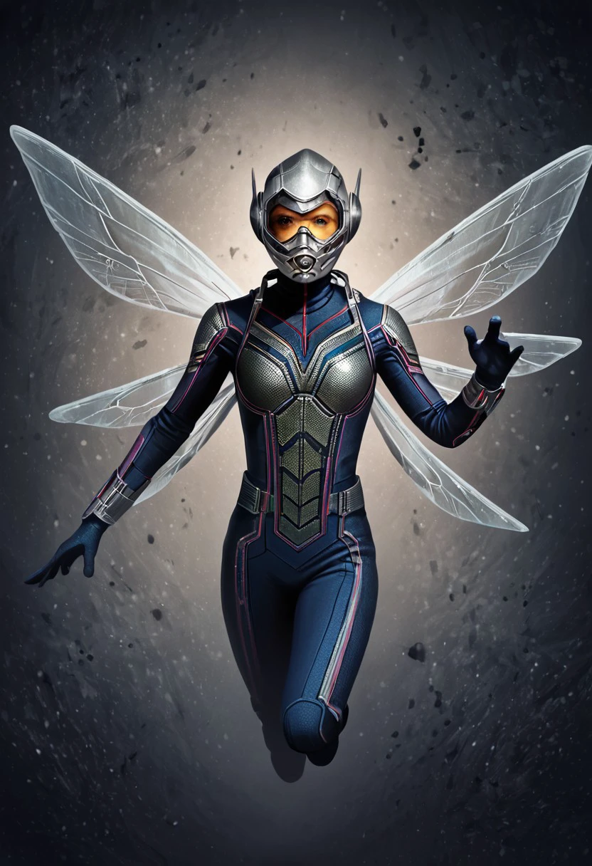 score_9, score_8_up, score_7_up, score_6_up, score_5_up, score_4_up,hopevandyne,bodysuit, helmet, goggles,wings ,woman, floating in the air, abstract background, hexagonal background pattern, concept art, realistic, close, insect wings,one hand reaching towards viewer, supermodel body, textured detailed suit, hi-tech suit