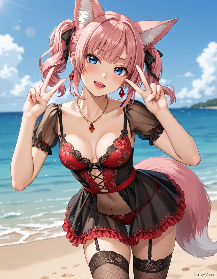 Floral lingerie and dress combination v1.0
