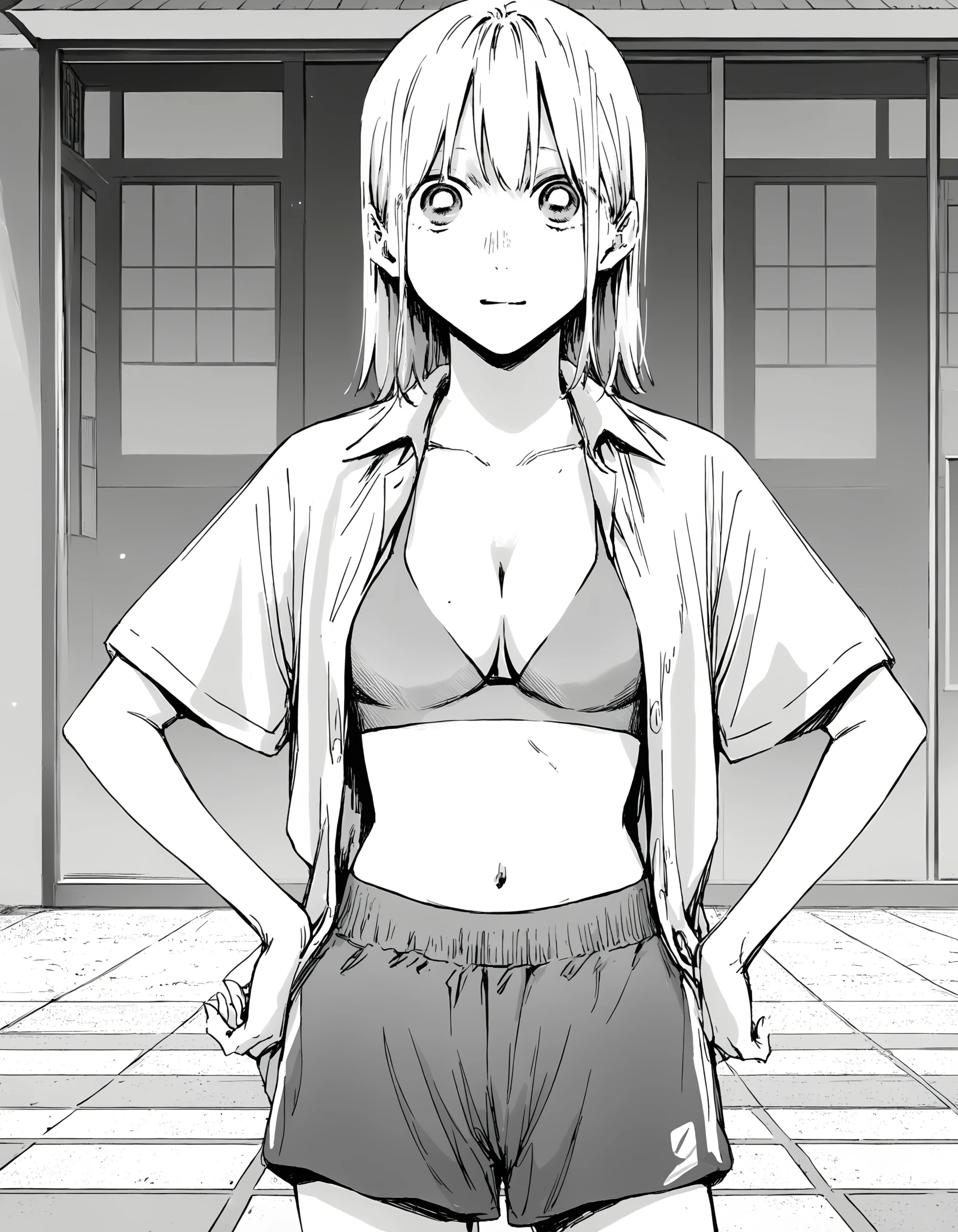 (Baseball uniforms:1.2),
blonde, (short hair:1.2),White trousers、Black belt、((Illustration of people))、Tube top bra、
View your viewers,, (Highest quality:1.3), White pants、Outdoor、baseball ground、ground、soil、blue eyeasterpiece、Highest quality)、Highest quality, Ultra-high resolution, (((masterpiece))), alone, Sweat、Big eyes、Large breasts、Torn clothes、 Fully exposed、Nipples、One Girl, Front view、Embarrassed face、Bronze colored hair、((short hair))、Stand up straight、Cowboy Shot
