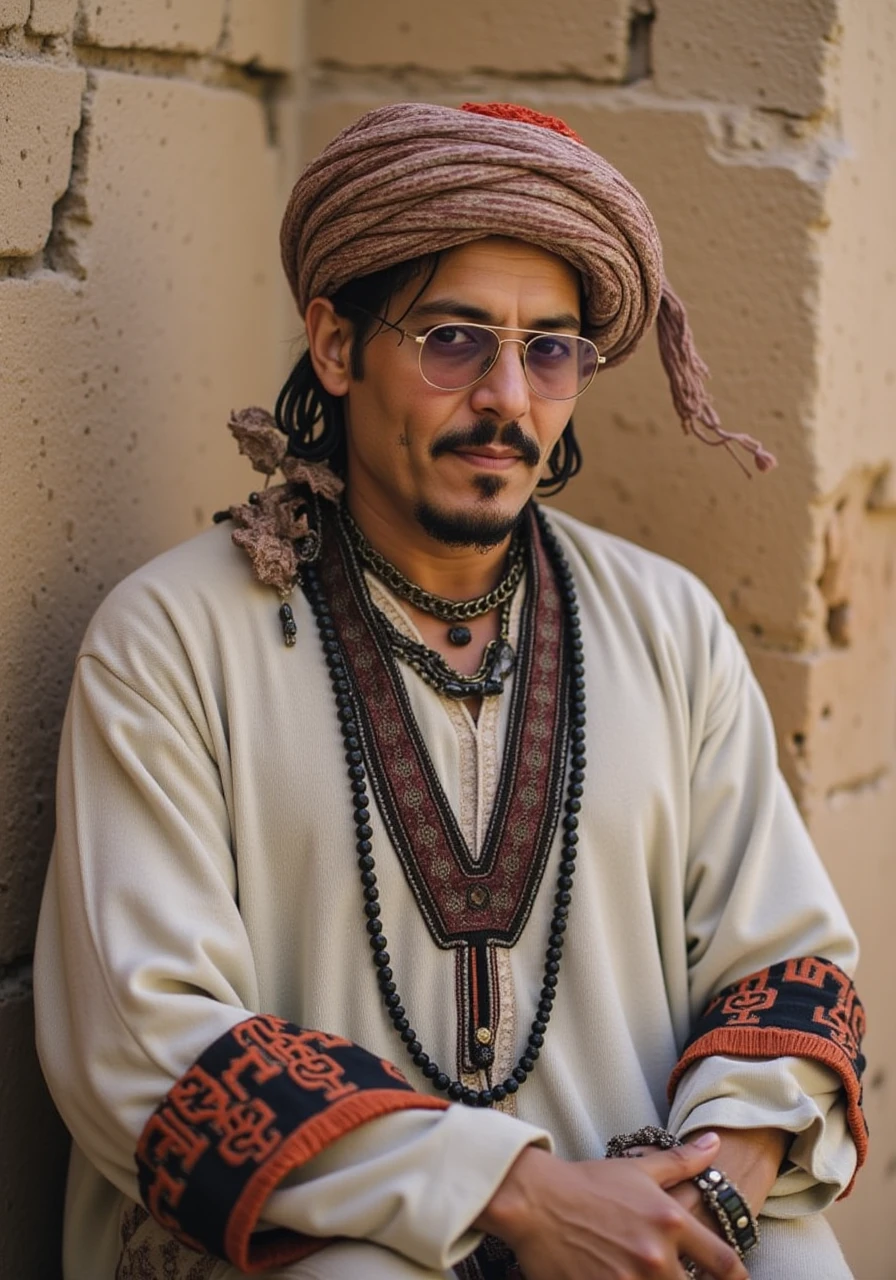 Johnny Depp wearing djellaba, ,DRR-JLB