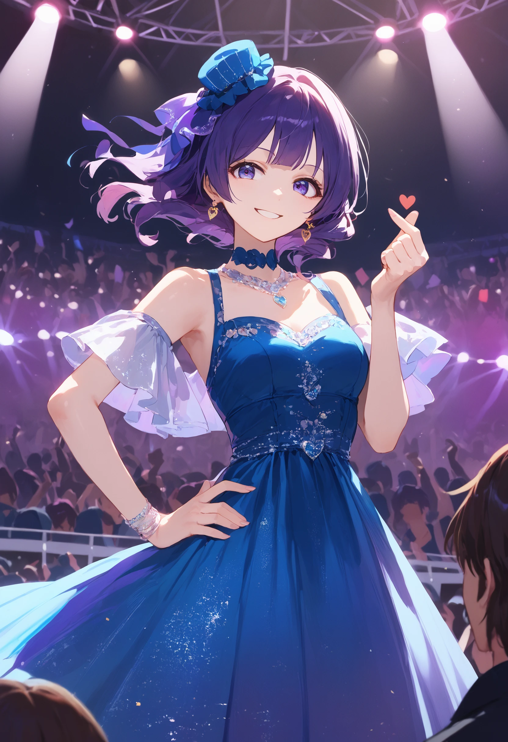 score_9, score_8_up, score_7_up, 1girl finger heart, light smile, hand on hip, stage, audience, idol, dress
<lora:finger_heart_korean_retry_1:1>