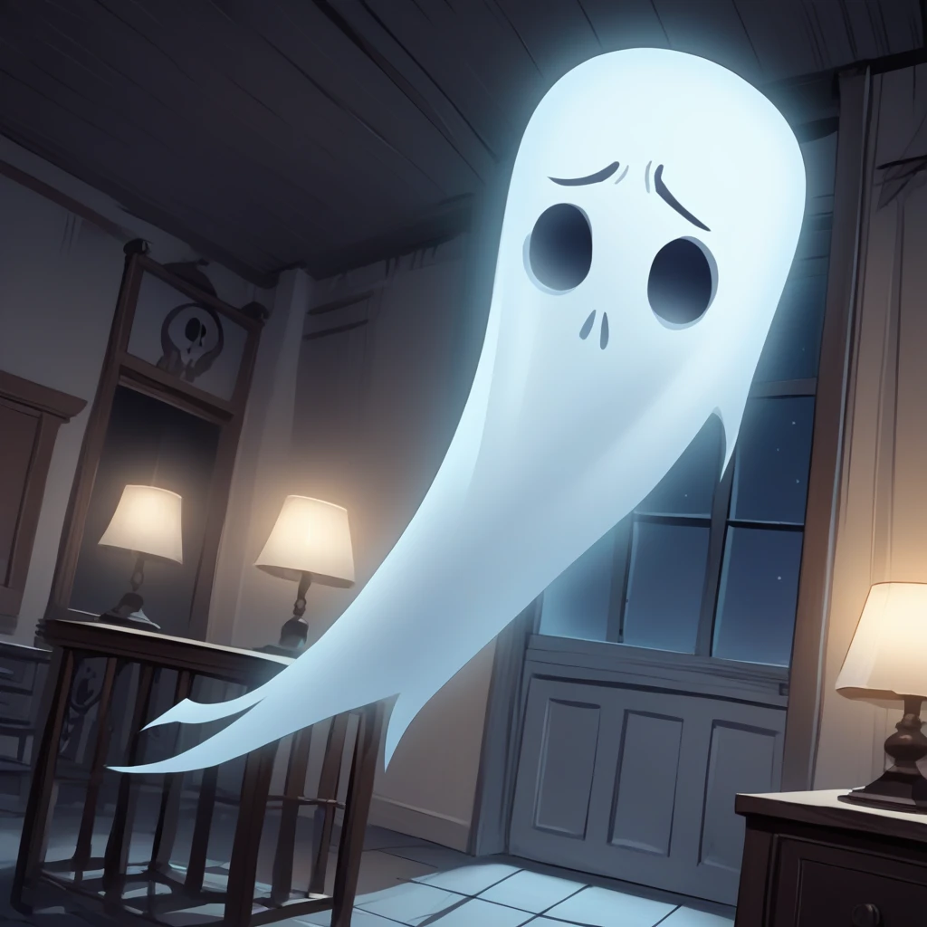 score_9, score_8_up, score_7_up, score_6_up, score_5_up, score_4_up, zPDXL2,source_anime,rating_questionable,ghosts,  <lora:Haunted_House:0.8> h4untedhouse, indoors, night, spooky