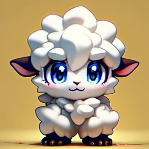 (levelonerubili), furry, cute, sheep, male focus, solo, score_9, score_8_up, score_7_up, full body, digital art, highly detailed