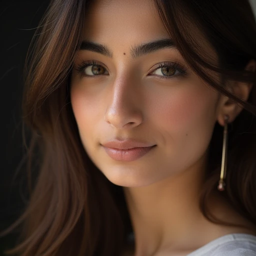 face closeup of 1girl palakt aged 25 years