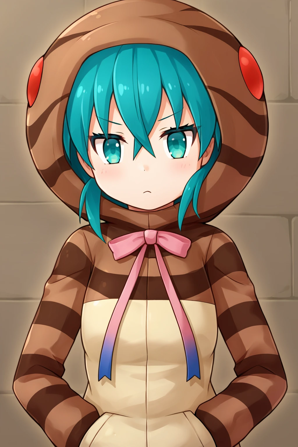 score_9, source_anime, 1girl, tsuchinoko, teal eyes