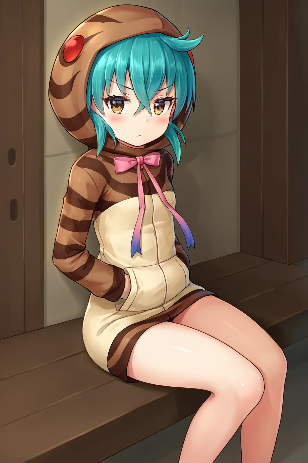 score_9, source_anime, 1girl, tsuchinoko, sitting