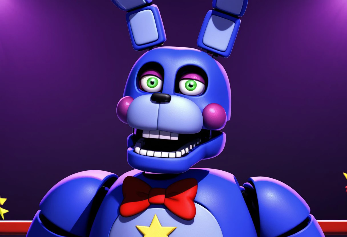 Rockstar Bonnie, Tilting head, on live stage