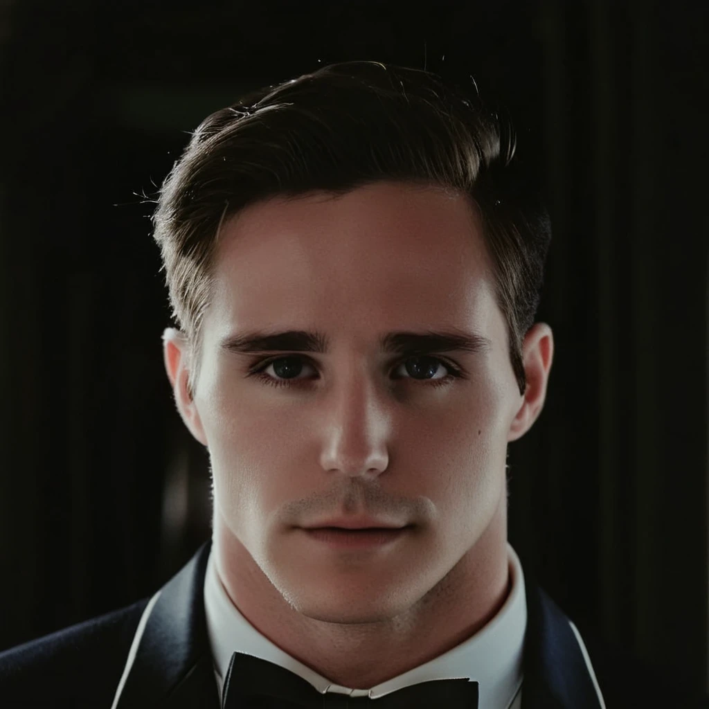 DSLR photo of â±³Æ´ÉÅ§Å§ÄÃ¸ÉÉ¨Ã¸É³ face.using a tuxedo.lace.professional photography.high resolution.detailed photo.portrait.RAW.analog film.still film.50mm.f/16.uhd.hdr.4k.cinematic lighting.adobe lightroom  <lora:wyattdorion-â±³Æ´ÉÅ§Å§ÄÃ¸ÉÉ¨Ã¸É³-xl_8700_lora_f32:1>