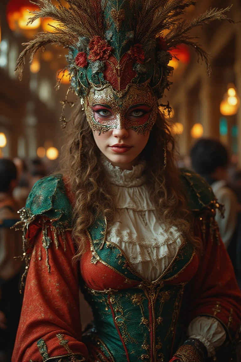 Midjourney style, Halfway Style, Cinematic Style, Realistic, Close-up
carnival, masked girl, 18th century, full-length, dance, photography, mainstream, civilized.