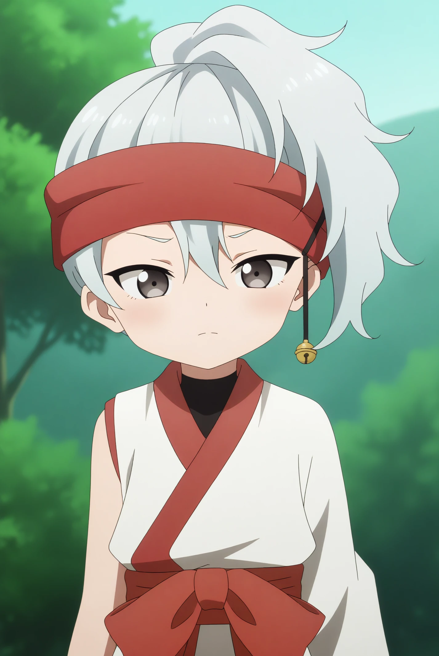 Uikyou, red headband <lora:Kunoichi_Tsubaki_no_Mune_no_Uchi-Uikyou-PDXL:0.8>