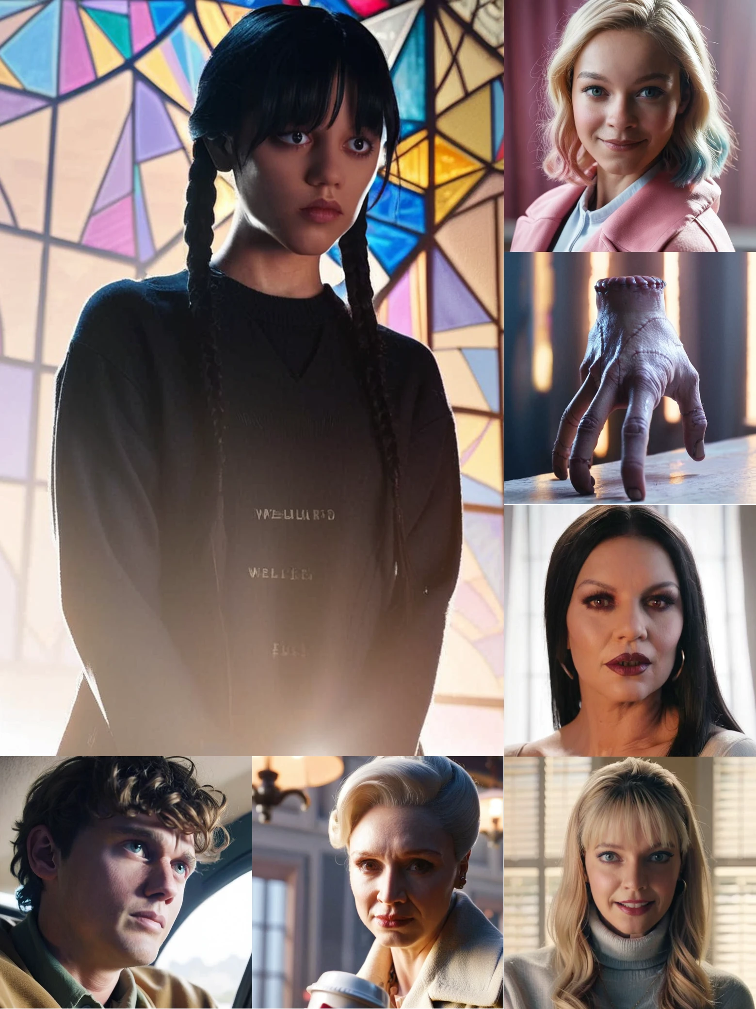 Wednesday Characters Pack LoRA | Enid Sinclair, Addams Family, Thing, Tyler Galpin v1.0