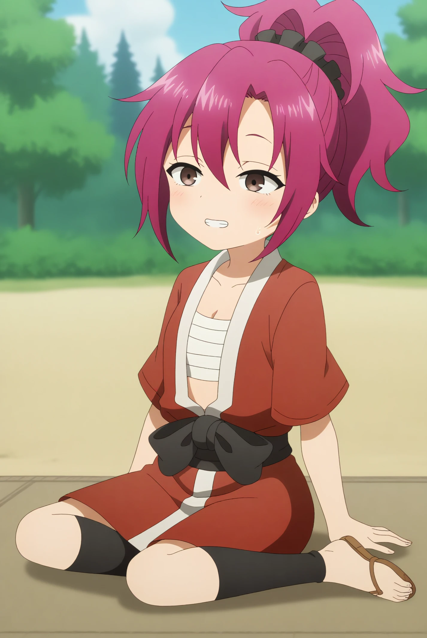 rating safe, Azami <lora:Kunoichi_Tsubaki_no_Mune_no_Uchi-Azami-PDXL:0.8>