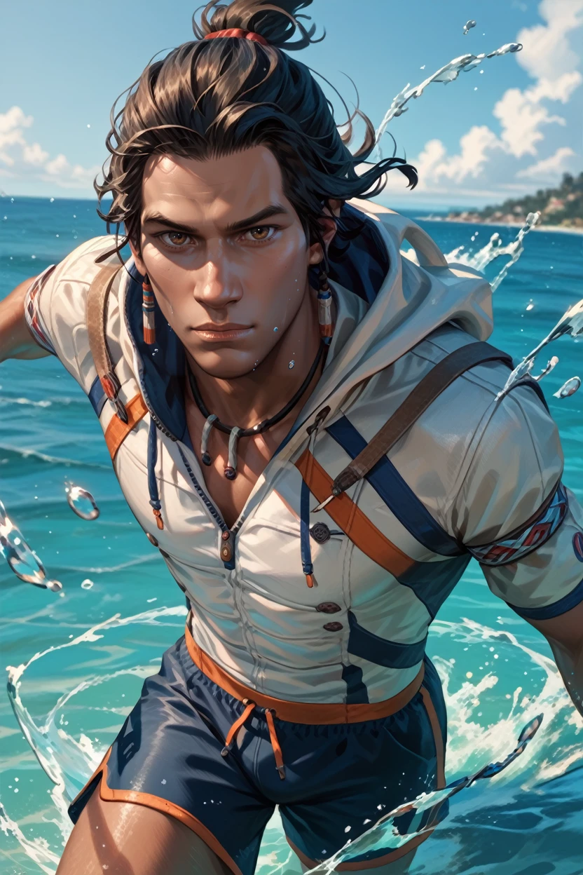 score_9, score_8_up, score_7_up, score_6_up
<lora:AC3Conner:1>
AC3Conner, 1boy, black hair, brown eyes, looking at viewer, male model in swim trunks, diving into the ocean, captured mid-air, splash of water, vibrant blue sea, dynamic action shot