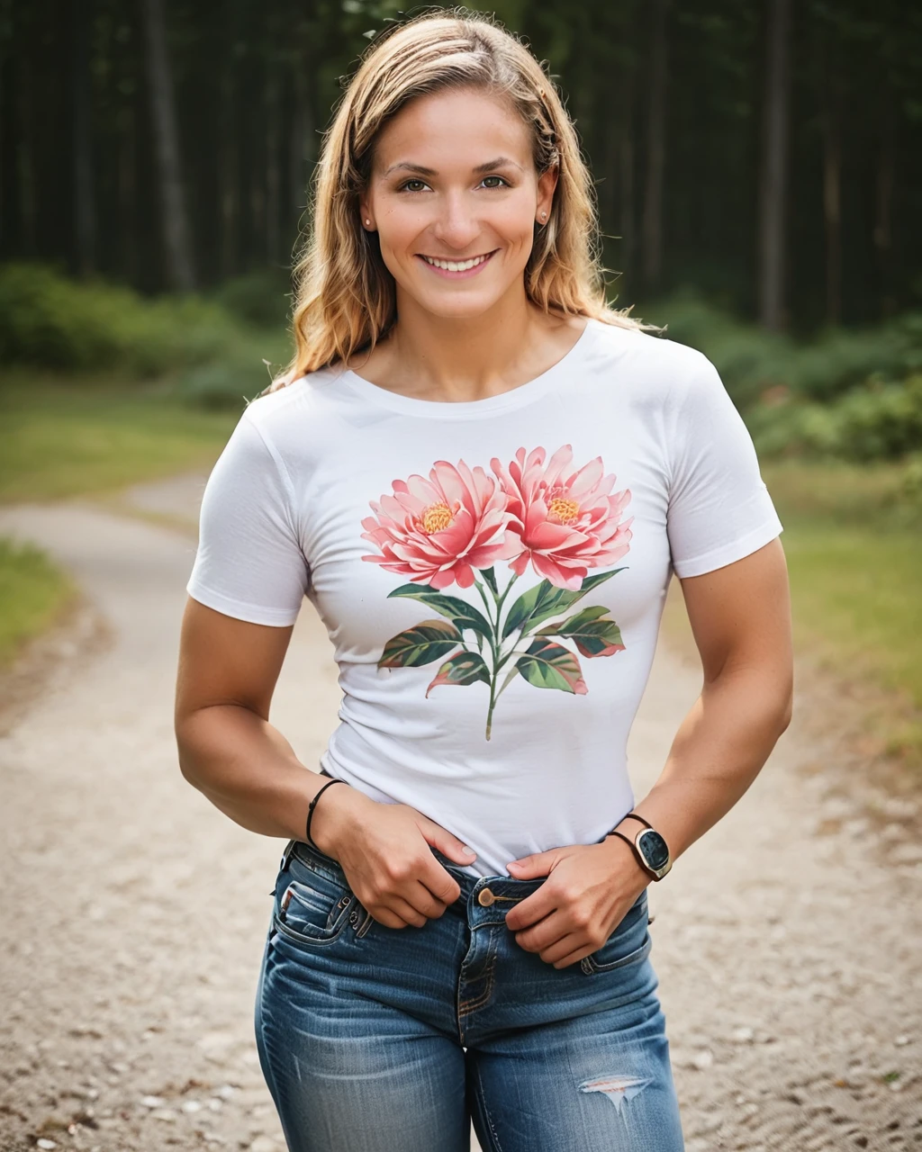 score_9, score_8_up, score_7_up, realistic photo,

lauriane1, woman, sexy, beautiful, confident, proud, posing for a photo, portrait, smiling, muscular arms, muscular fit body, fully dressed, jeans and tshirt