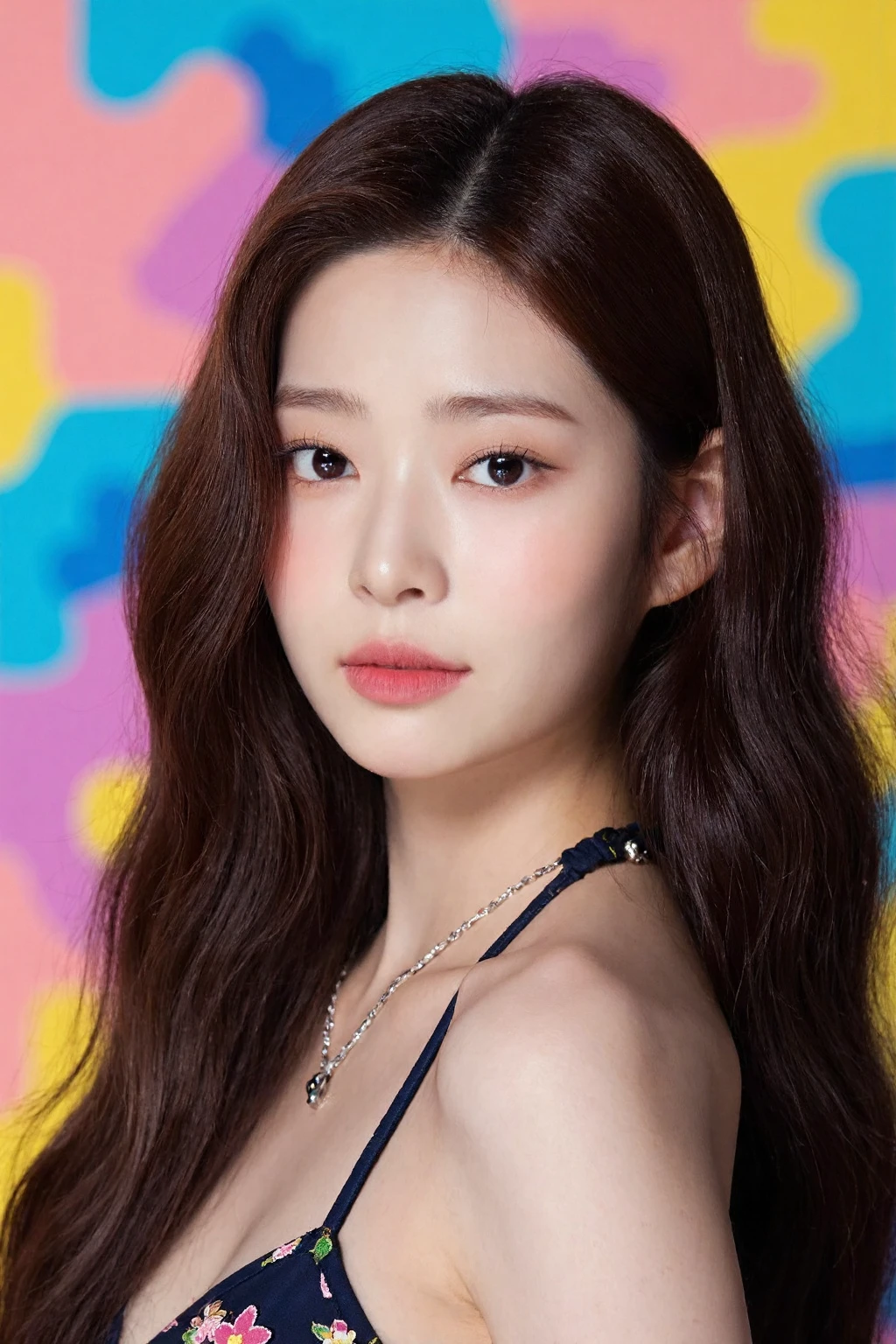 (Best Quality, 8K, 32K, Masterpiece, Ultra HD: 1.2), (K-Pop Idol: 1.3), 1 Girl, (Large: 1.2), (Longhair), Abs, Perfect Figure, Ultra Slender Face, Delicate Lips, Beautiful Eyes Double eyelids (sultry) ((Awakening: 1.5)), (((naked)))