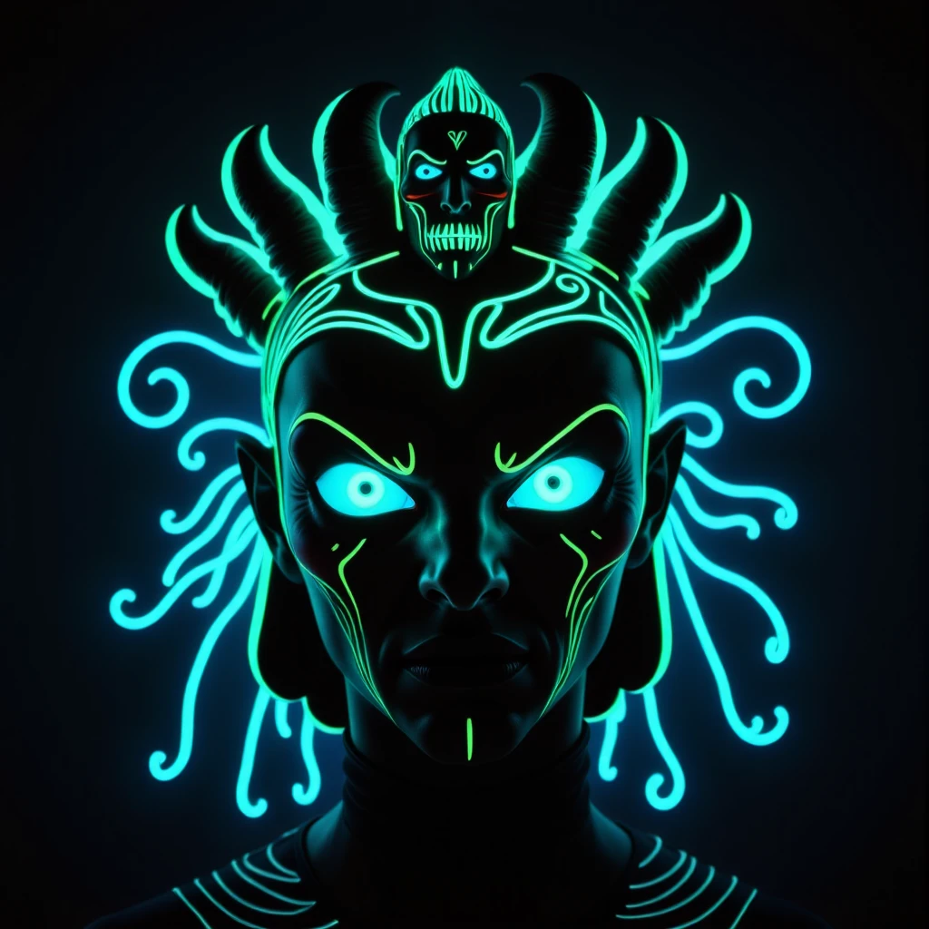 fluorescent demon, cleopatra