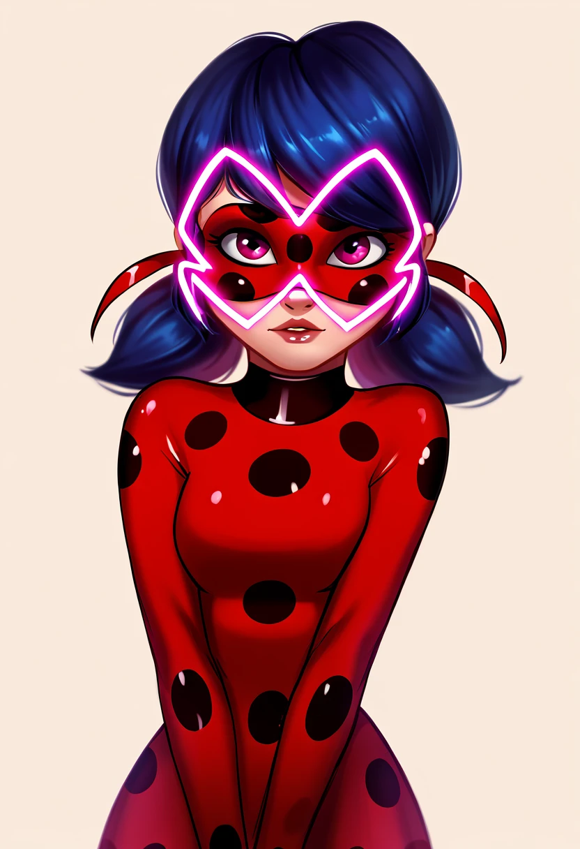 score_9,score_8_up, score_7_up, source_safe, rating_safe, 1girl, solo, marinette_dupain-cheng, miraculous_ladybug, akumatized, (pink_eyes), costume <lora:Akumatized_-_Miraculous_ladybug-000009:1.0>