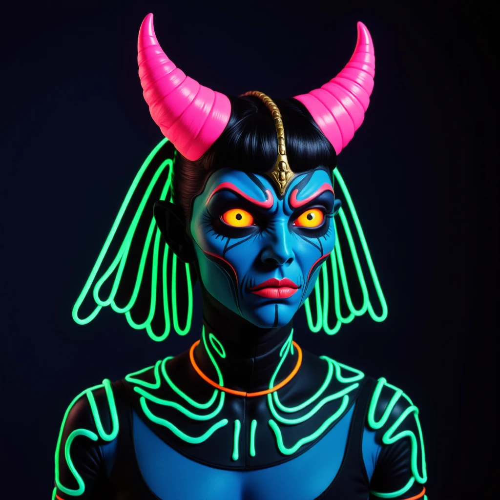 fluorescent demon, cleopatra